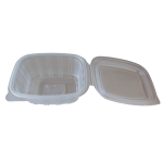 ENVASE RECTANGULAR CON TAPA PARA MICROONDAS 500-M