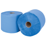 BOBINA INDUSTRIAL 2 CAPAS AZUL 1350 SERVICIOS FARDO 2 ROLLOS