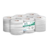 BOBINA SECAMANOS 2 CAPAS ECOLOGICA 450 SERVICIOS FARDO 6 ROLLOS