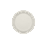PLATO BLANCO FIBRA CAÑA ECOLOGICO 17CM