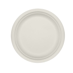 PLATO BLANCO FIBRA DE CAÑA ECOLOGICO 26CM