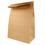 BOLSA PAPEL KRAFT SIN ASA 25+15X47CM